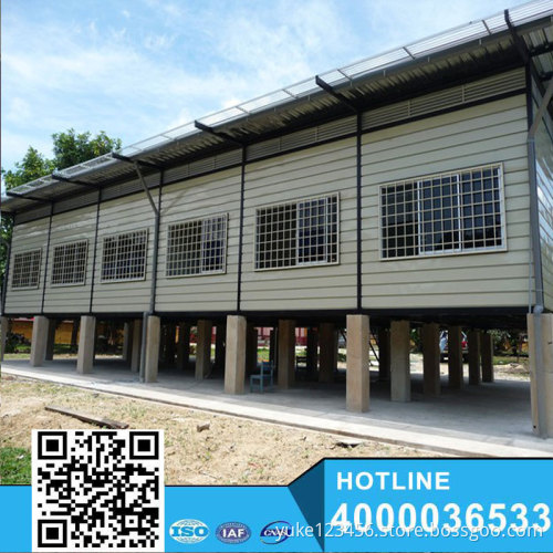 sandwich panel modular luxury container house for shop/hotel
